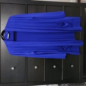 Zenana royal blue cardigan 3x